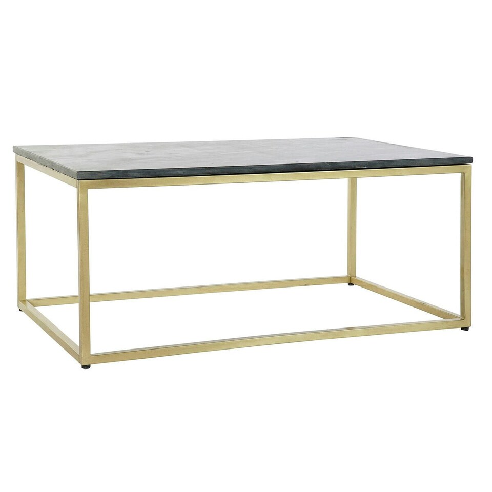 image 1 of Centre Table DKD Home Decor Black Golden Marble Iron 100 x 61 x 43 cm N/A
