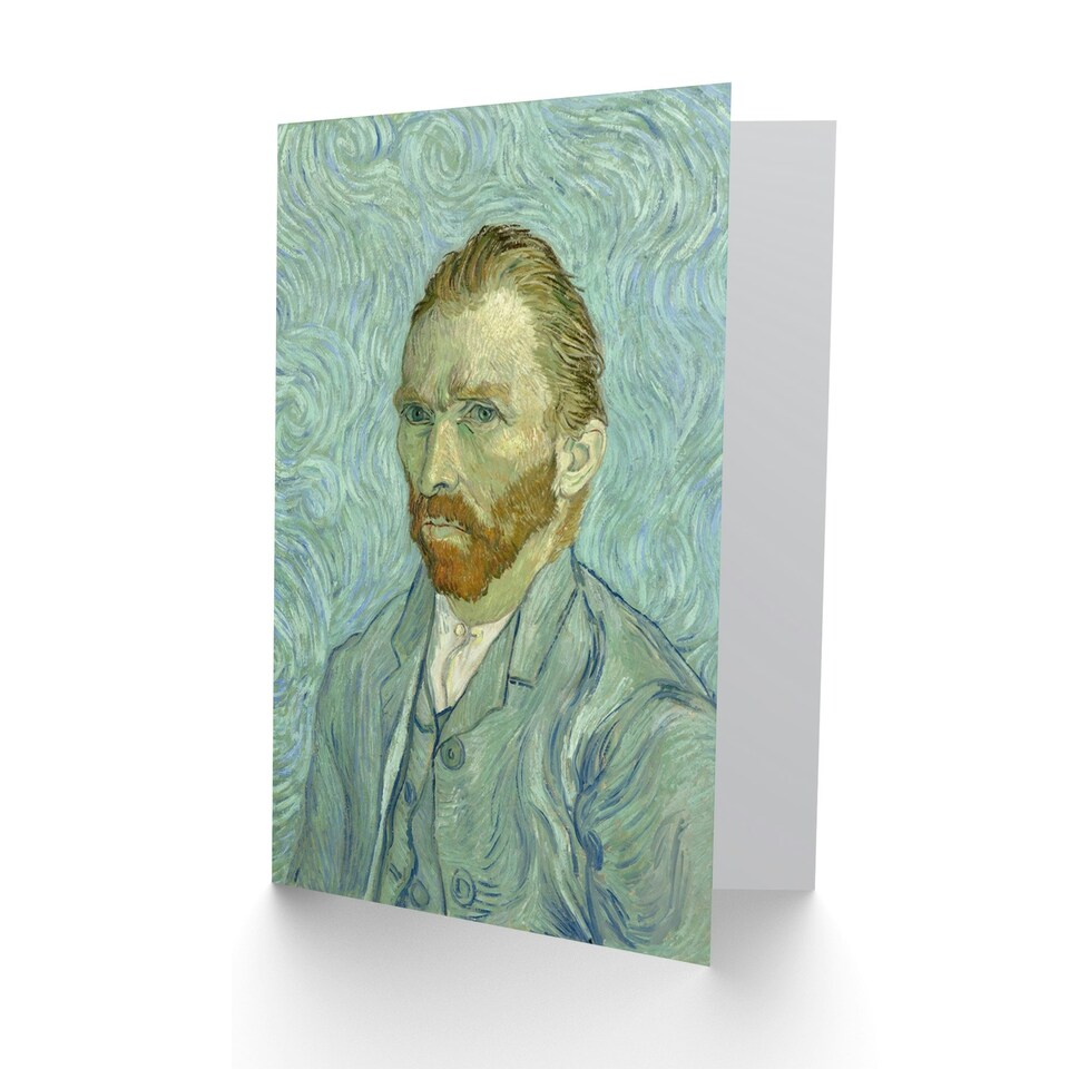 image 1 of Vincent Van Gogh Self Portrait Blank Art Card