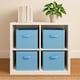 image 2 of Folding Storage Cube Space Saver Home Bedroom Under Bed Playroom Toys Pack of 4