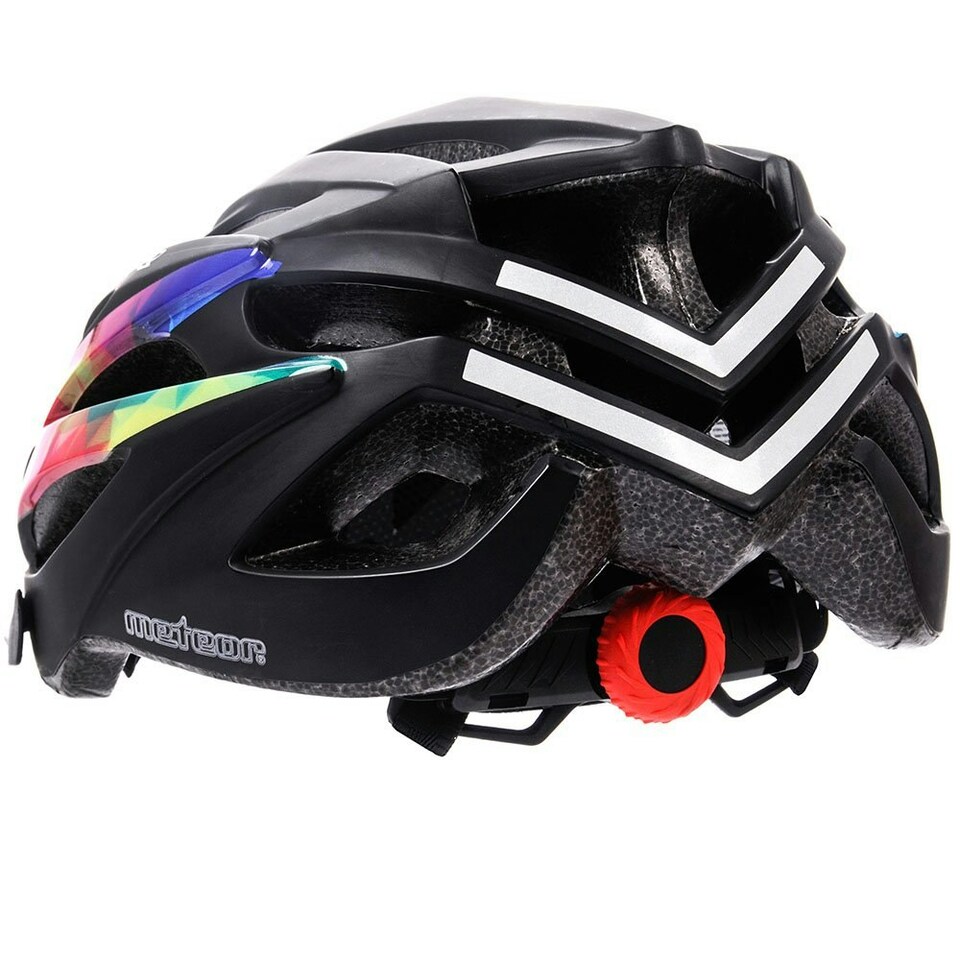image 1 of Shimmer Cycle Helmet – Lightweight & Protective for Biking, Skating & More Black | Black | M