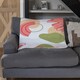 image 2 of botanical elements with line art Designer Blanket | Multi