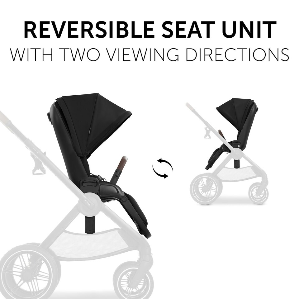 image 1 of hauck Walk N Care Pushchair Set - Black Black