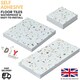 image 9 of NOVECRAFTO Vinyl Floor Tiles Self Adhesive – 12x12in Peel and Stick Flooring for Kitchen, Bathroom & Living Room – White Terrazzo Look with Flecks White | 2.79 sqm