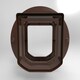 image 5 of Cat Mate Cat Flap Adapter Kit for Walls and Glass Panels – Brown (361B)