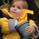 image 5 of Tiny Dining Baby Silicone Suction Snack Pot - 330ml - Tradewinds Grey