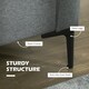 image 5 of HOMCOM Modern Loveseat Sofa Upholstered 2 Seater Settee for Living Room Bedroom