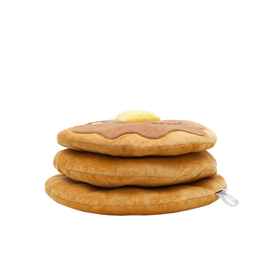 image 1 of Yummy World Stacks Pancake Plush Toy - Brown - M