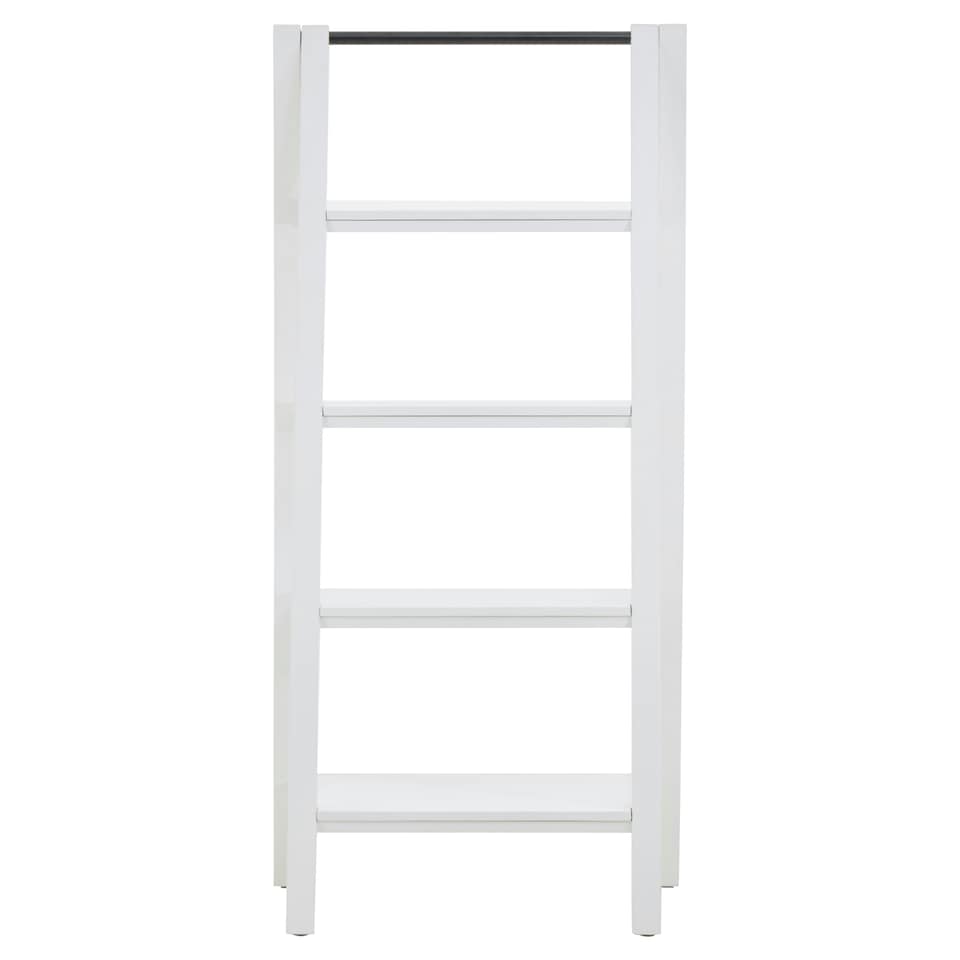 image 1 of Interiors by Premier Functional 4 Tier Shelf Unit, Stylish Standing Shelves For Livingroom, Versatile Shelving Unit For Bedroom White