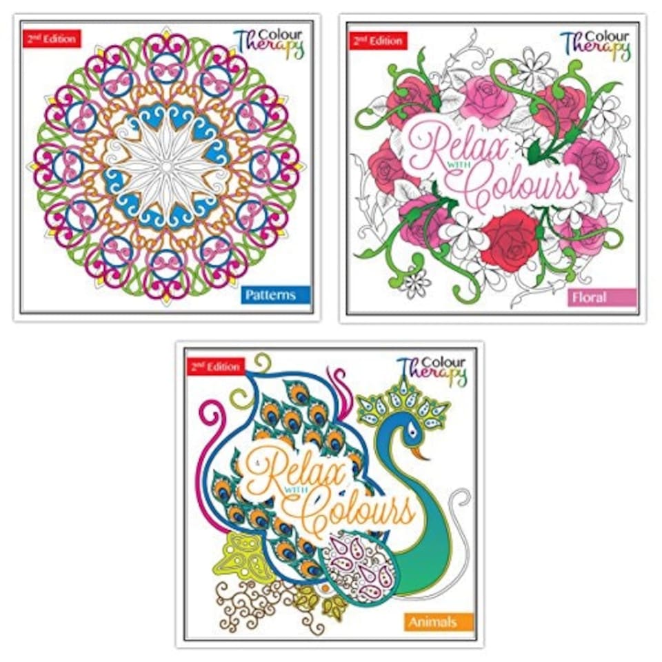 image 1 of Colour therapy "Series Two" Colouring Book