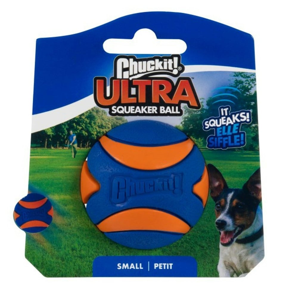 image 1 of Chuckit! Ultra Squeaker Ball Dog Toy - Small