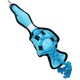 image 7 of Blue Cross Tug Rope Duck & Green Cross Tug Bone Dog Play Toy With Squeak