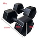 image 2 of Plastic Vinyl Hex Dumbbells - 2 x 10kg
