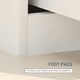image 5 of HOMCOM Modern Bedside Table with 2 Drawers for Bedroom, Living Room, White
