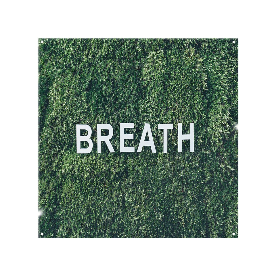 image 1 of Wellness Breath Designer Splash Back | White