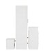 image 4 of Polar Bedroom Set - Wardrobe, Drawers Chest & Bedside - White