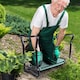image 2 of Outsunny 2 In1 Folding Garden Kneeler Foam Chair Pad Support Bench, Green
