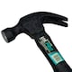 image 3 of 16oz Curved Claw Hammer with Fibreglass Handle Nail Screw Remover Removal