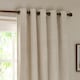image 4 of Yard Hebden Striped Cotton Natural Eyelet Curtains 117 x 137cm