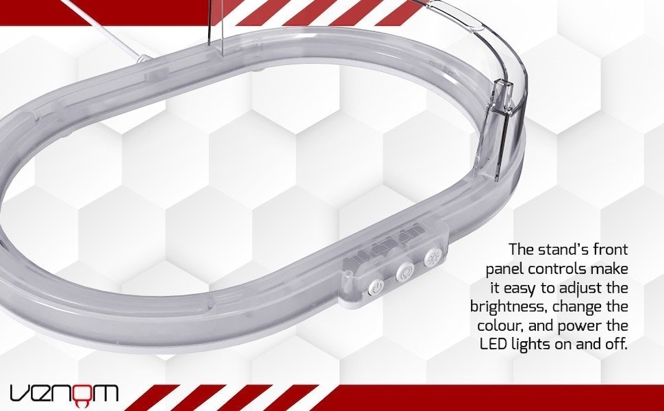 image 1 of Venom PS5 Horizontal LED Console Stand