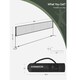 image 8 of Black 4m Badminton Net Post Set Outdoor Portable Volleyball Pickleball Tennis