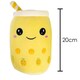 image 7 of Boba Tea Soft Toy White Bubble Tea Plush Pillow, Cute Soft 1 X Pineapple 20cm