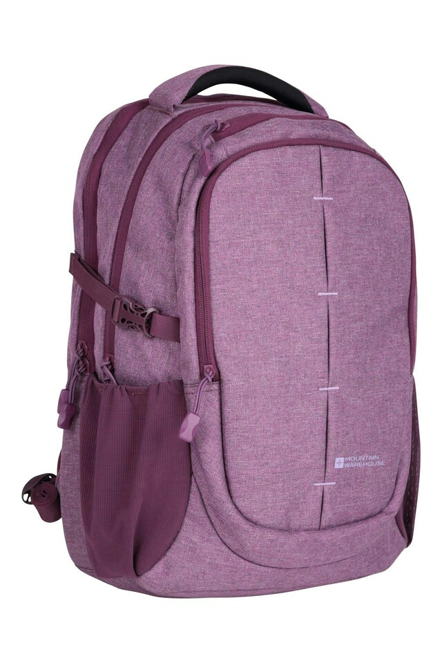 image 1 of Mountain Warehouse Vic Laptop Bag Durable Padded Work Travel Backpack Rucksacks | Purple