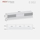 image 6 of TV Unit 180cm Grey Gloss Fronts Grey Matt Body with LED Platform Grey