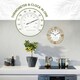 image 8 of Marco Paul 25cm Slate Stone Clock Cream