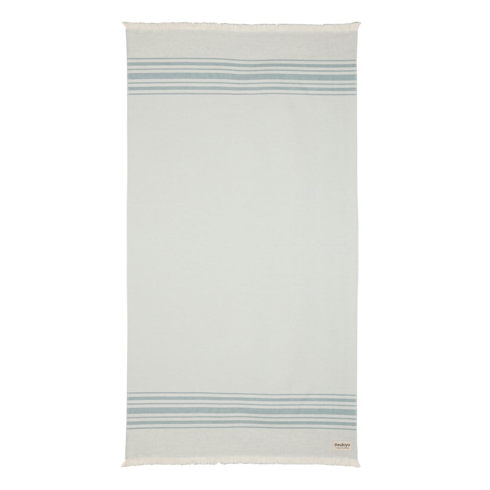 image 1 of Ukiyo Yumiko Aware Hammam Bath Towel - Green - One Size Green | One size