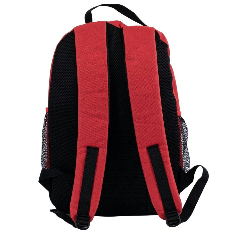 image 1 of Manchester United FC Core Stripe Backpack - Red/Yellow/Black - One Size