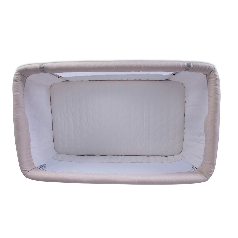 image 1 of Red Kite Rockabye Bedside/Rocking Crib Cream