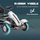 image 5 of HOMCOM Children Pedal Go Kart w/ Adjustable Seat, Inflatable Tyres - White