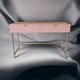 image 2 of 2 Drawer Bedside Table - Wood - L40 x W120 x H76 cm - Pink Pink