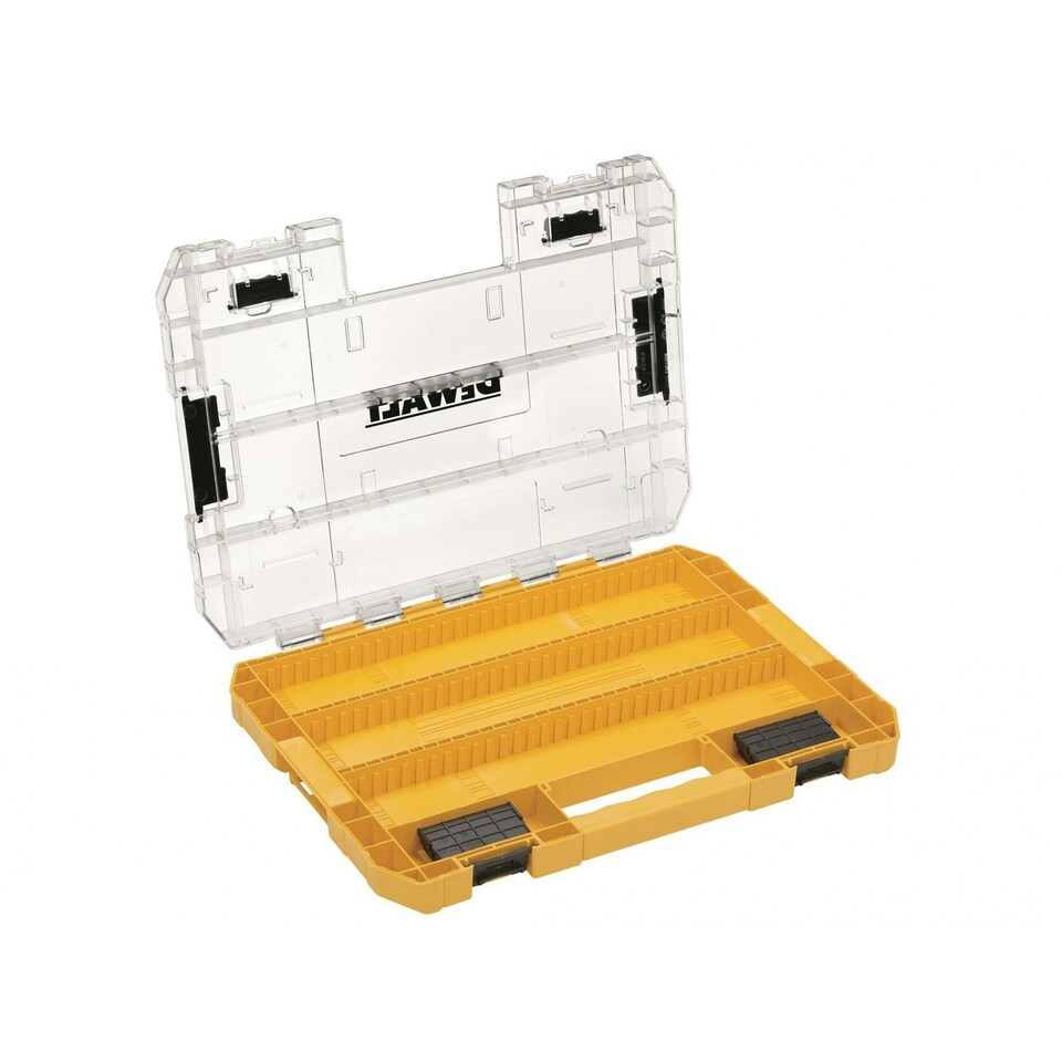 image 1 of Dewalt Power Tools Large Tough Case Empty (with 6 Dividers) - Multi Colour - One Size | Multi