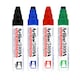 image 1 of Artline Big Nib Whiteboard Pens Chisel Nib Assorted 4 Pack