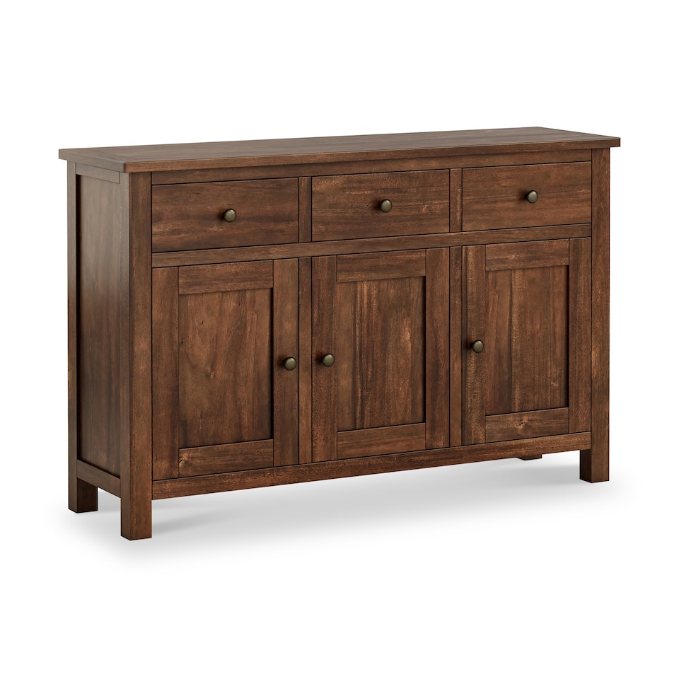image 1 of Duchy Acacia Large Sideboard Cabinet - Fully Assembled By Roseland Furniture