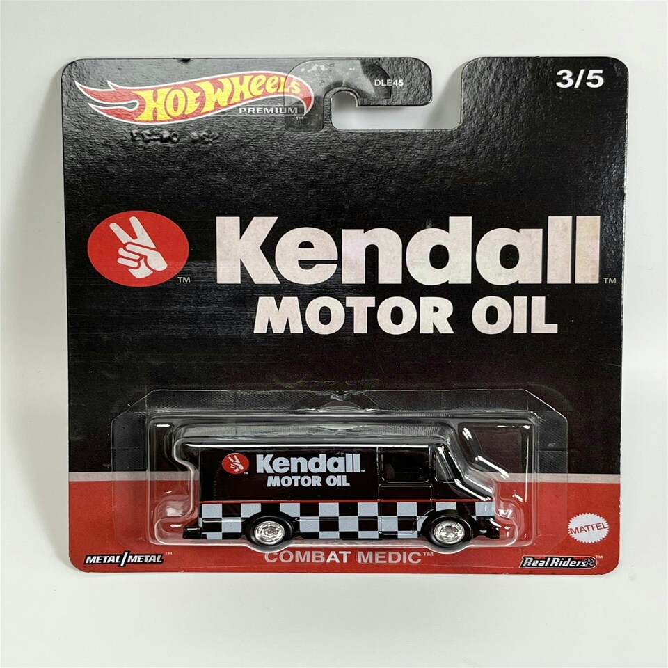 image 1 of Hot Wheels Kendall Motor Oil Combat Medic Real Riders 1:64 Scale HKC98