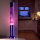 image 1 of Nova Glitter Lamp Purple w/Silver Glitter Purple