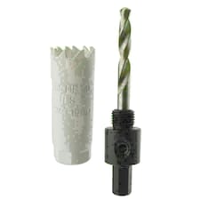 19mm HSS Hole Saw Holesaw Bi-Metal Blade Cutter Drill And Drill Adaptor Arbor