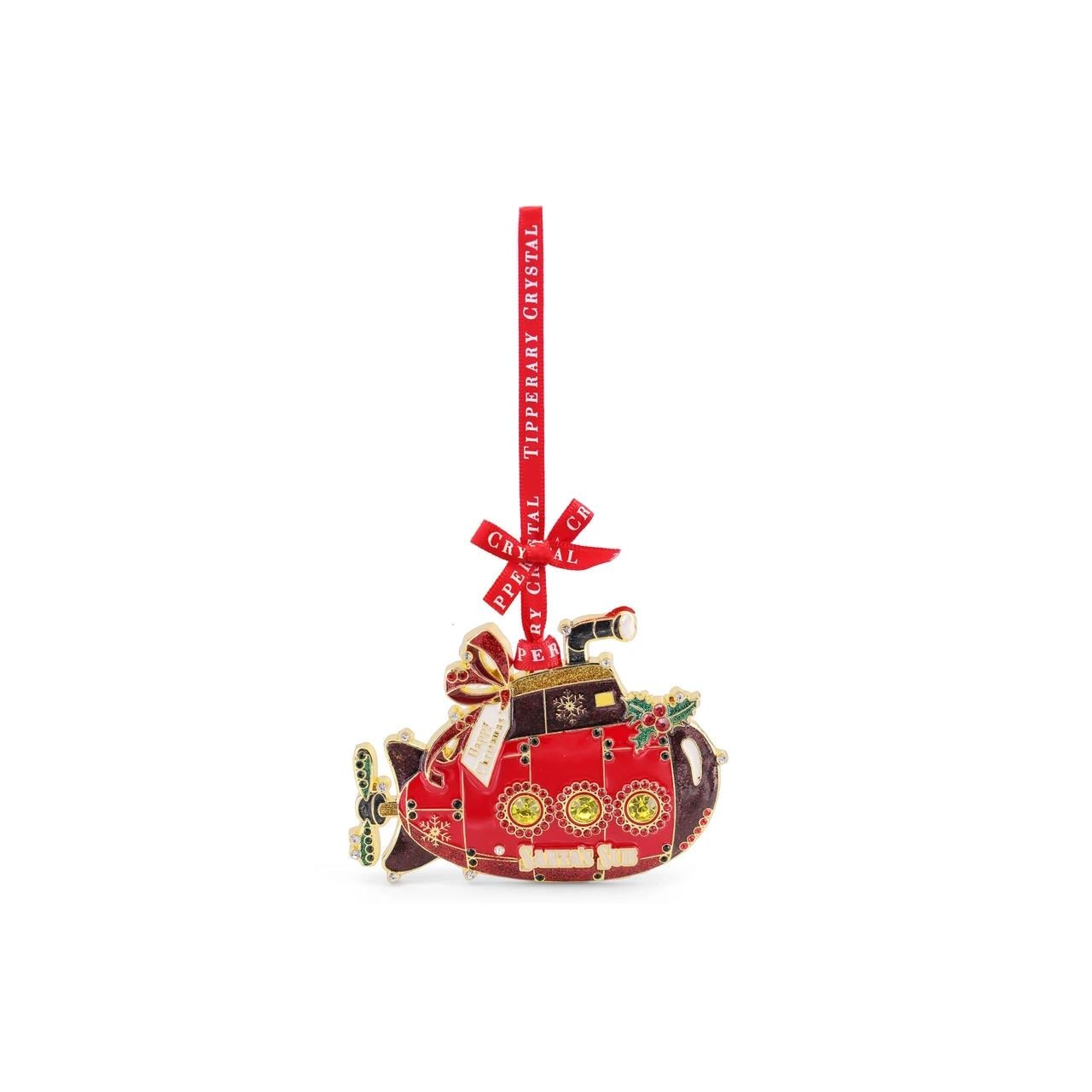 Tipperary Crystal Sparkle Collection Submarine Hanging Decoration