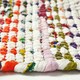 image 4 of Homescapes Handwoven Multi Coloured 100% Cotton Diamond Chindi Rug - 90 x 150 cm Multi | 90 x 150 cm