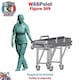 image 2 of Trackside Unpainted Figures Paramedics x 3 Scenery Set 125 1:32 Wasp