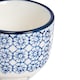 image 5 of Nicola Spring Hand-Printed Egg Cups - 5.5cm - Navy - Pack of 6