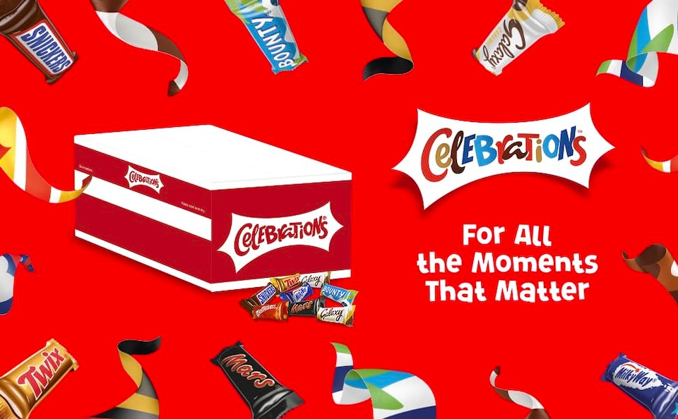 image 1 of Celebrations Milk Chocolates Gift Bulk Box (Maltesers, Galaxy, Snickers & More), 2kg (2 Pack)
