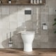 image 2 of Rimless Back to Wall Toilet Pan & Soft Close Sandwich Seat