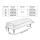 image 3 of Safar Plain 137cm Ottoman Storage Bench - Plush Velvet Shoe Bench - Mink Upholstery Footstool with Storage