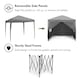 image 4 of Vonhaus Pop Up Gazebo with Sides 2.5m x 2.5m Grey