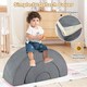 image 9 of COSTWAY 3 Piece Toddlers Climbing Toy Indoor Soft Play Equipment Playset-Grey