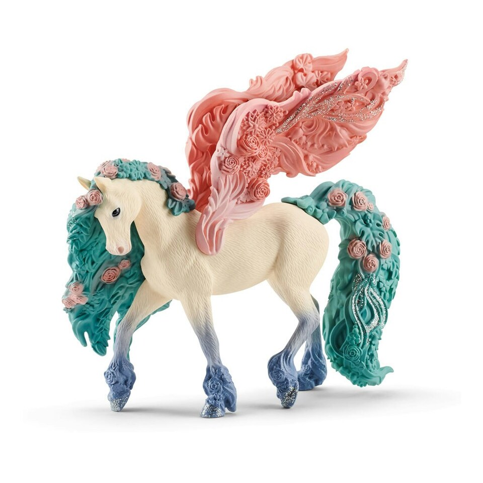 image 1 of SCHLEICH Bayala Blossom Pegasus Toy Figure (70590)