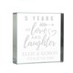 image 2 of Personalised Arrow Anniversary Crystal Token Clear | One Size